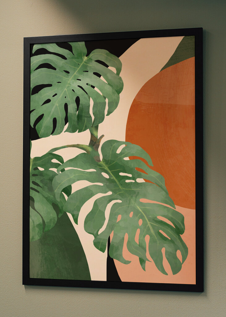 Tropical Leaves  Abstract Art