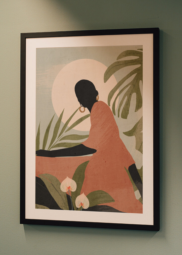 Serene Sunlit Silhouette