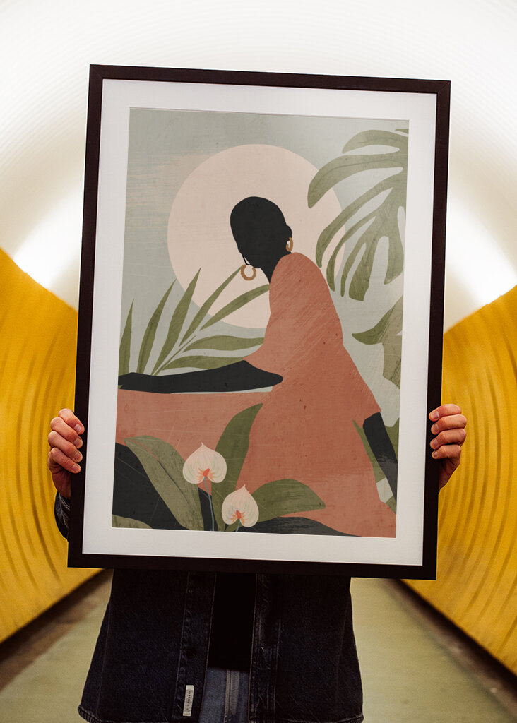 Serene Sunlit Silhouette