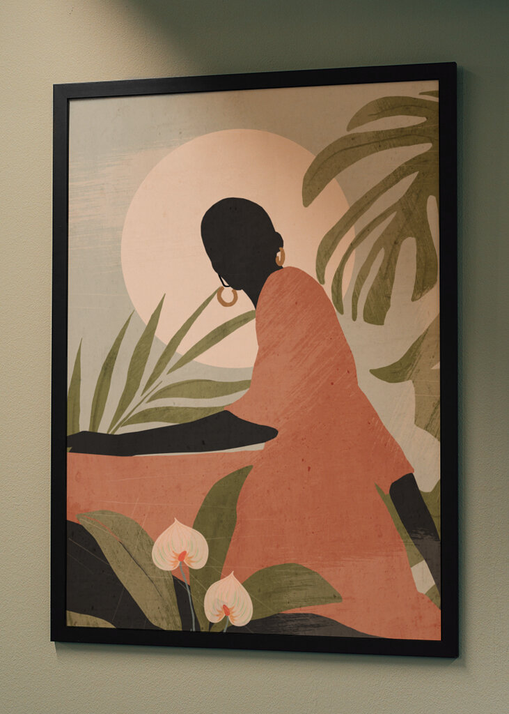 Serene Sunlit Silhouette