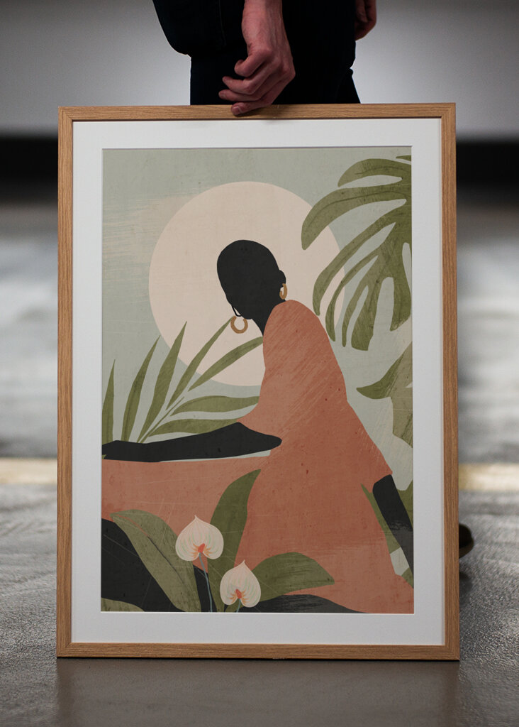 Serene Sunlit Silhouette