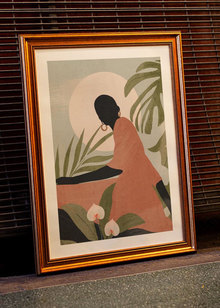 Serene Sunlit Silhouette