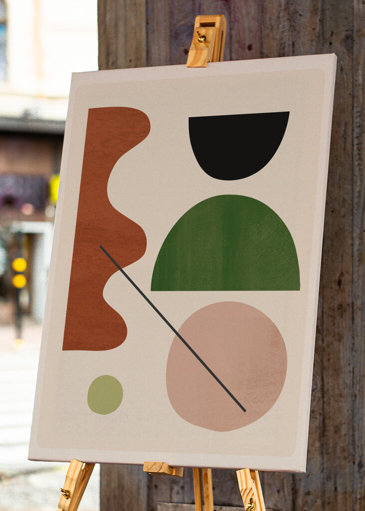 Modern Abstract Minimal Shapes