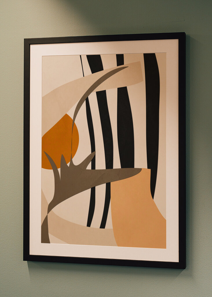 Abstract Composition Featuring