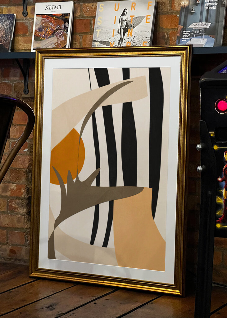 Abstract Composition Featuring