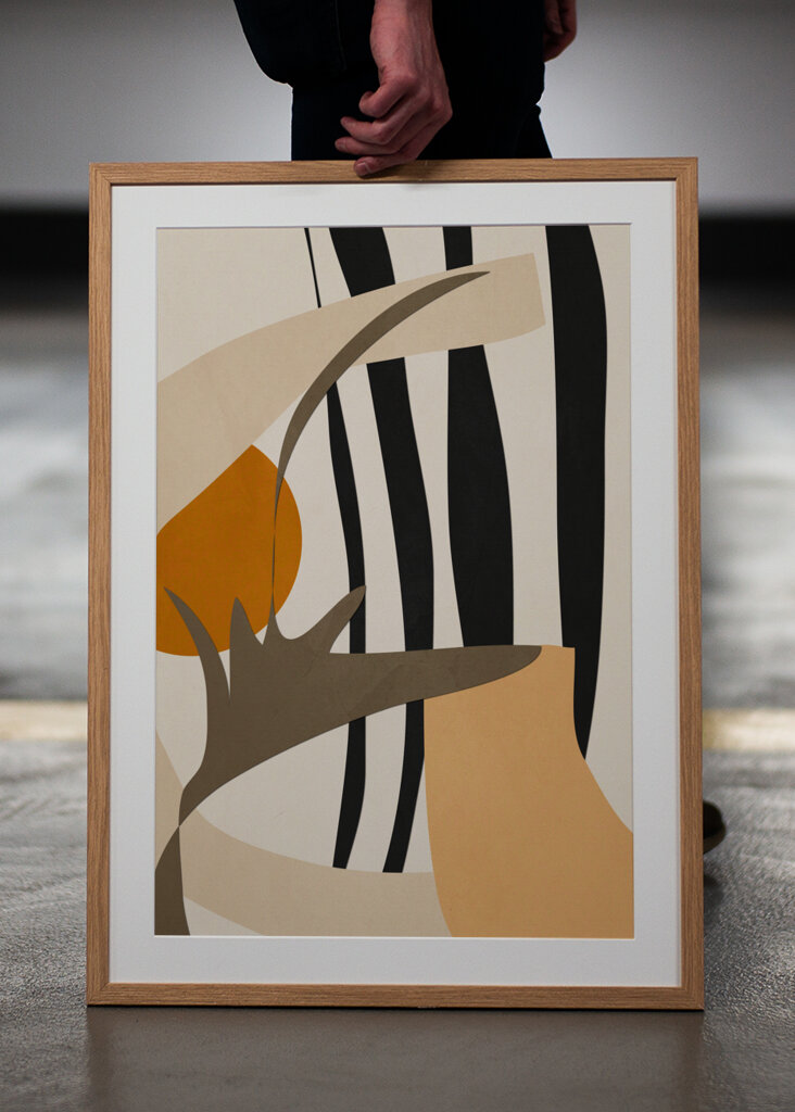 Abstract Composition Featuring