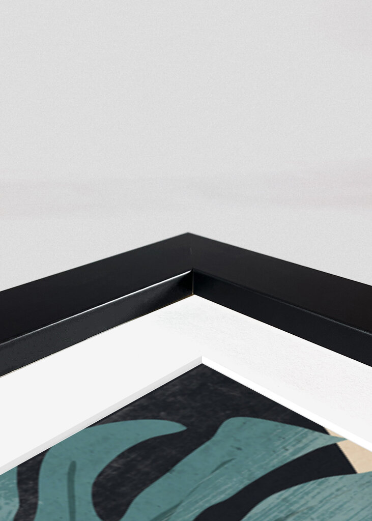 Abstrakt kunst tropiske blade