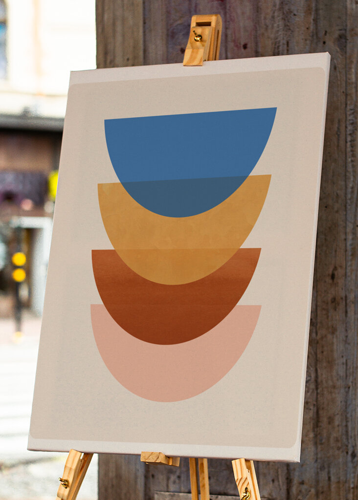 Abstrakte minimalistische Formen