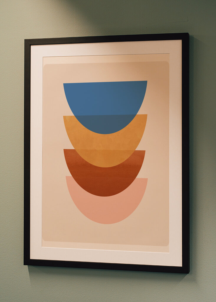 Abstrakte minimalistische Formen