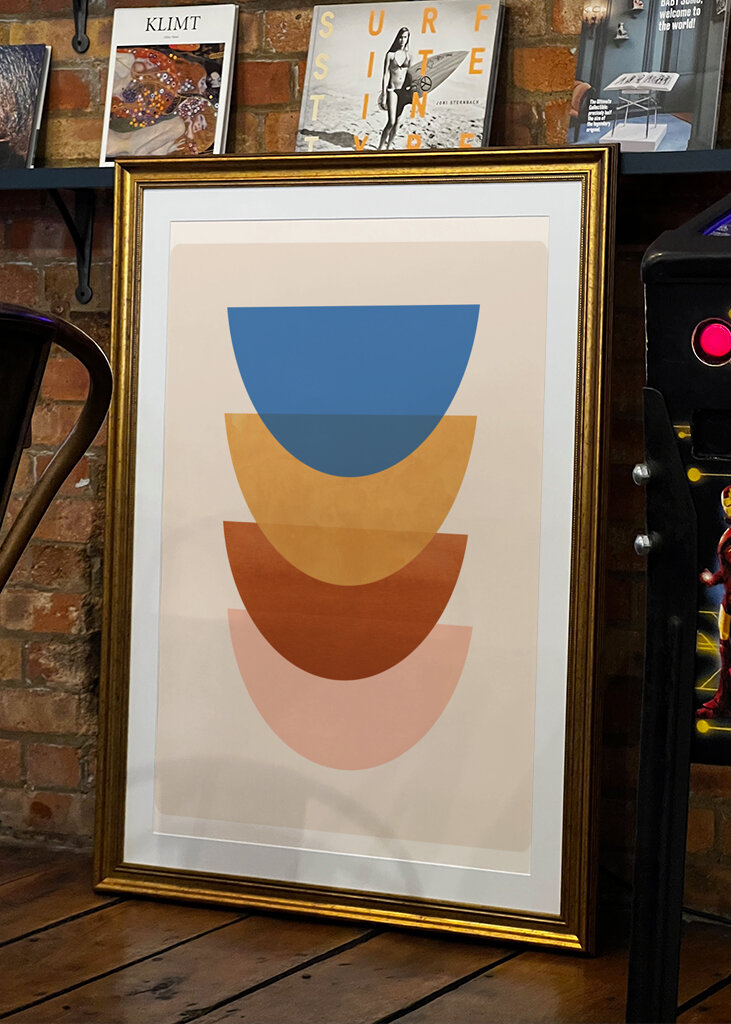 Abstrakte minimalistische Formen