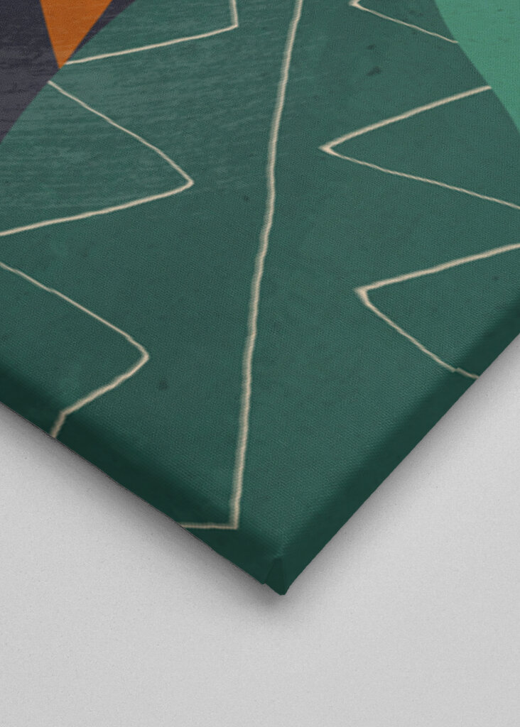 Abstrakt kunst tropiske blade