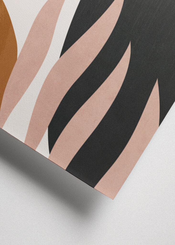 Abstract Art With Leaves