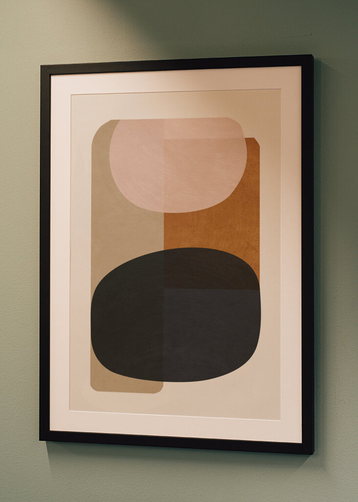 Abstract Minimal With Geometric Shapes