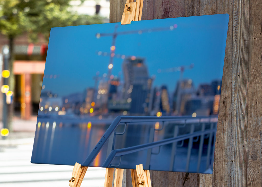 Oslo skyline from waterfront