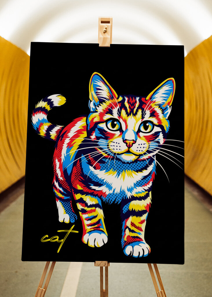 Pop Art del gatto 