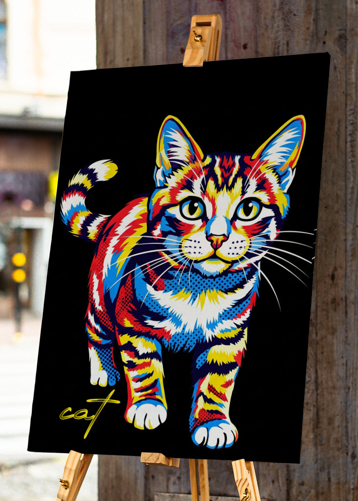 Pop Art del gatto 
