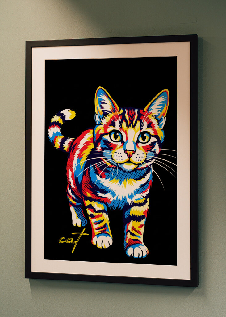 Pop Art del gatto 