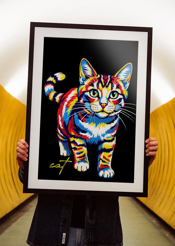 Pop Art del gatto 