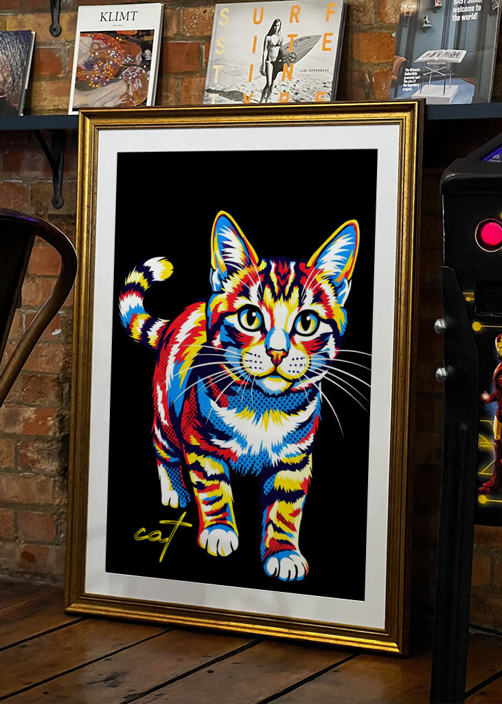 Pop Art del gatto 