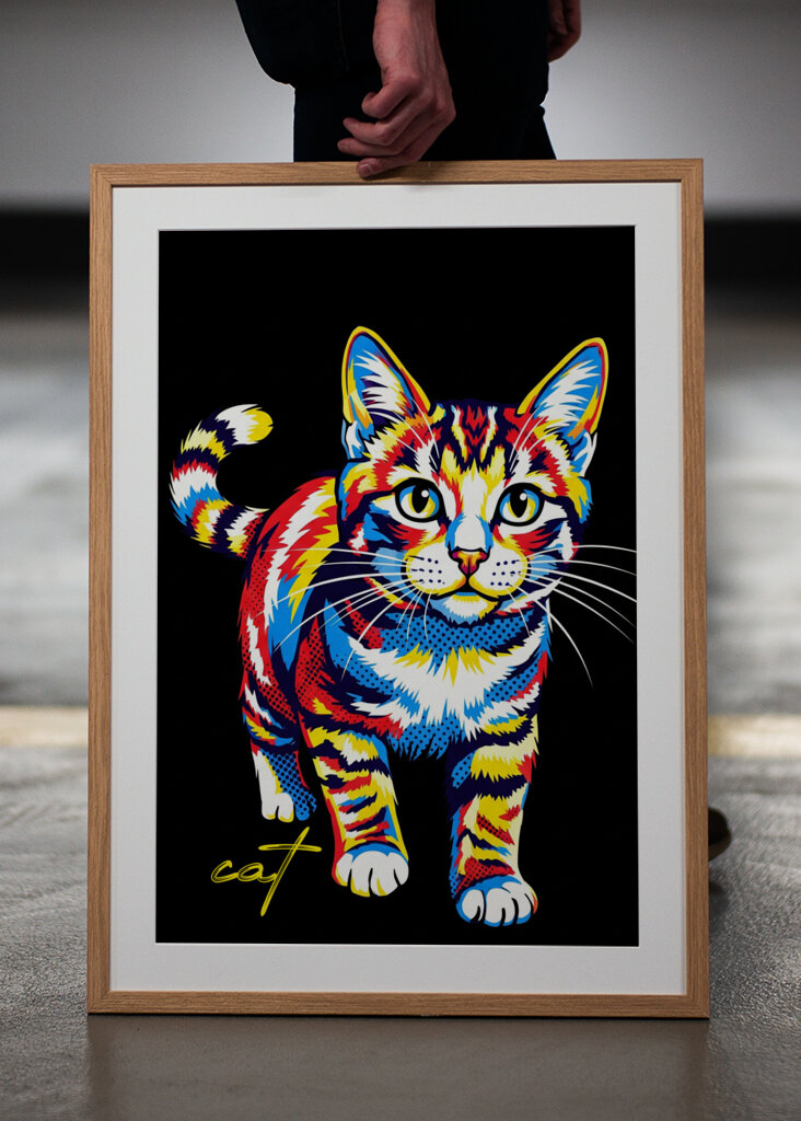Pop Art del gatto 