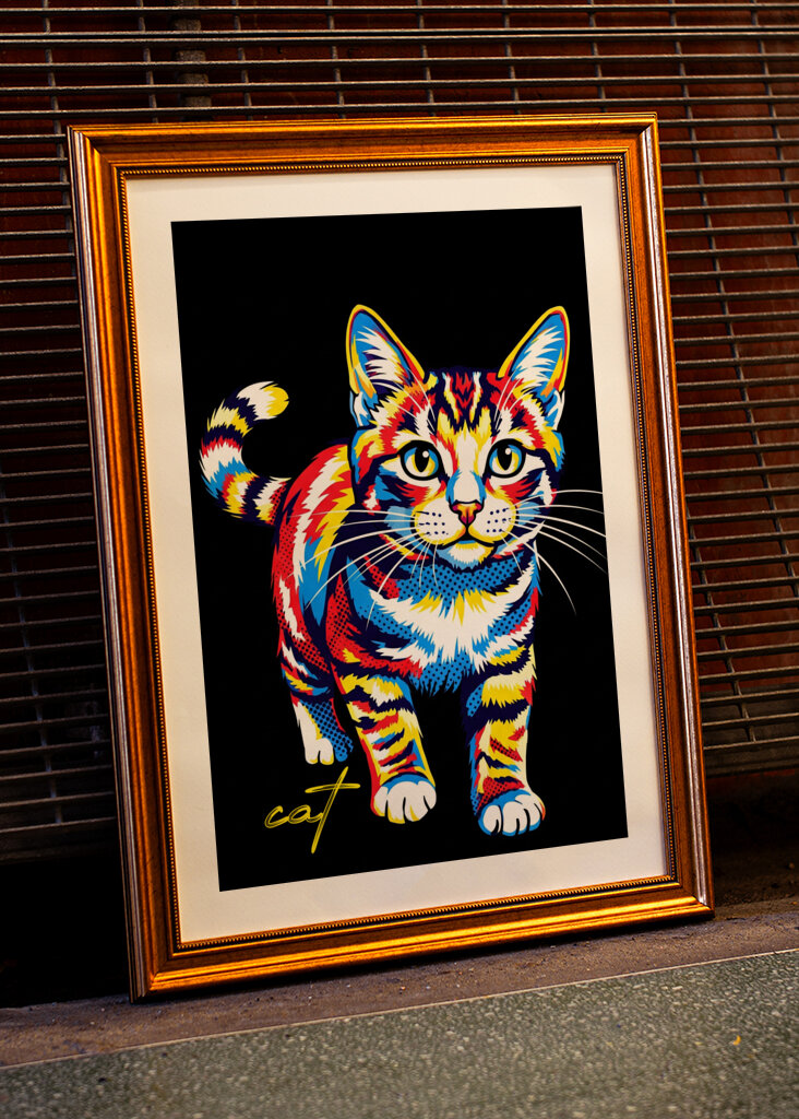 Pop Art del gatto 
