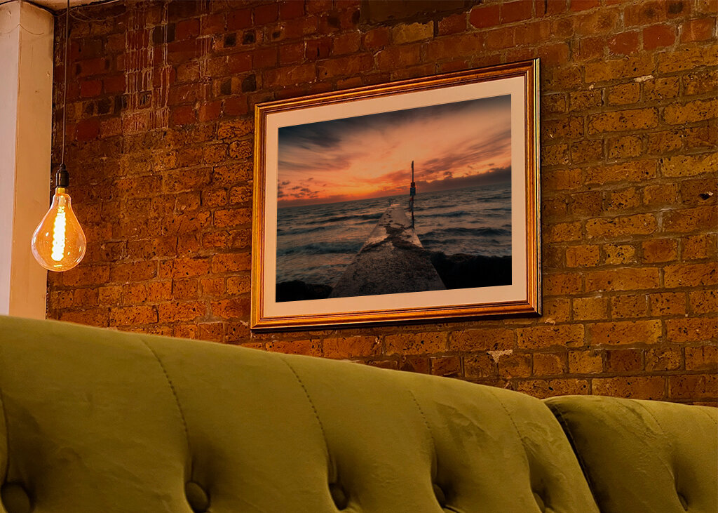 Solnedgång vid Knähaken.