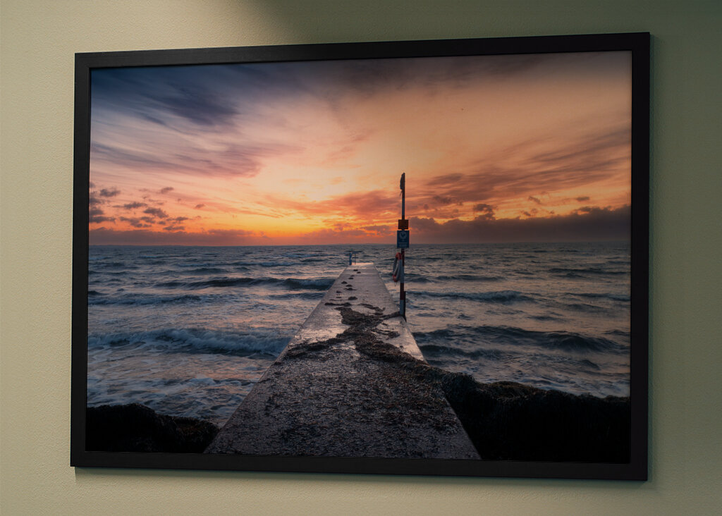 Solnedgång vid Knähaken.