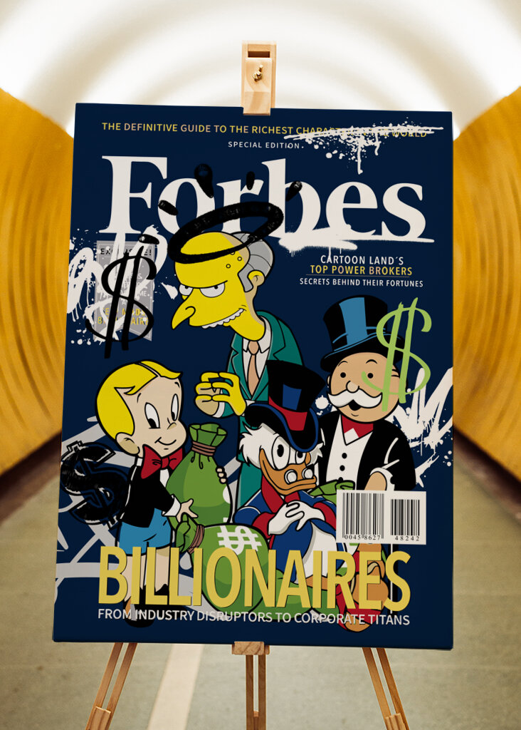 Dibujos animados de multimillonarios