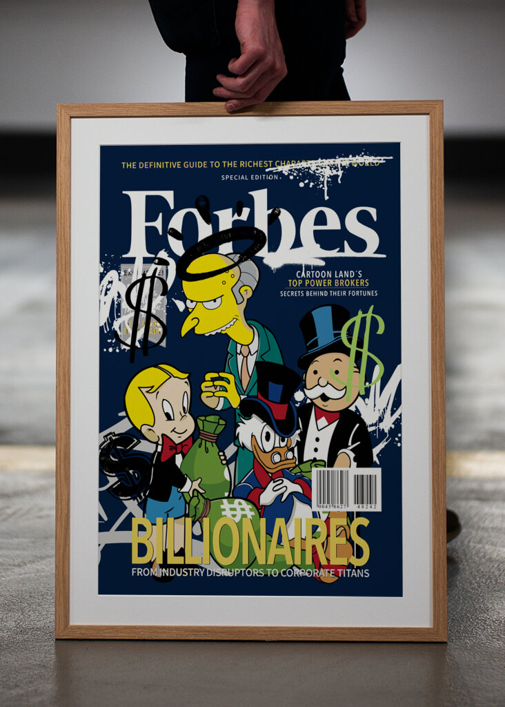 Dibujos animados de multimillonarios