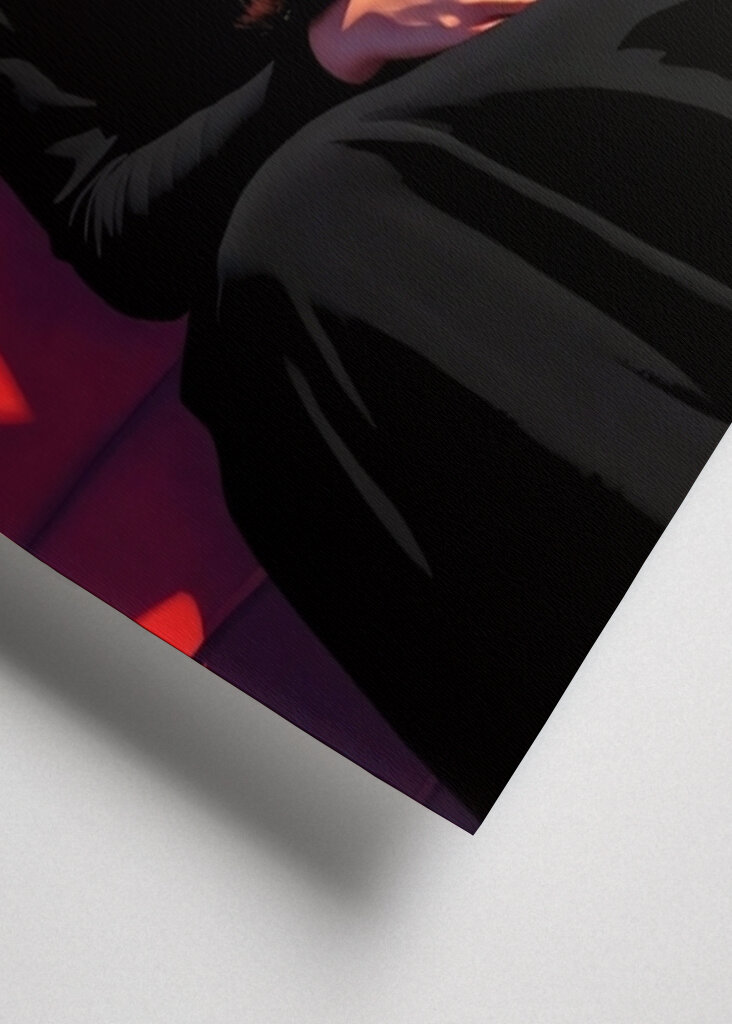 Rödhårig skönhet med katt