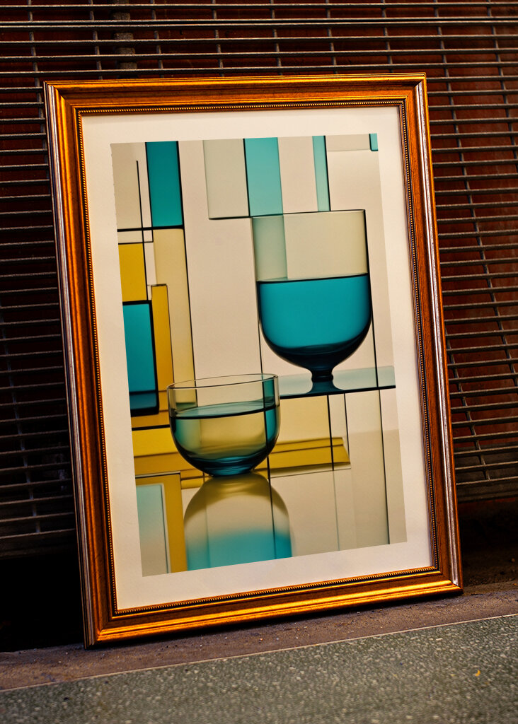 Illustration de récipient en verre