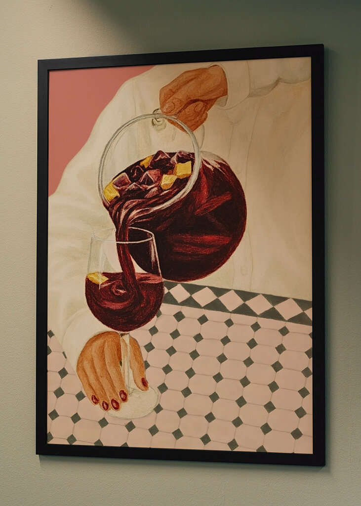 Sangria punaviinillä