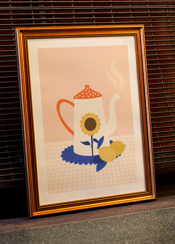 Sunflower Teapot