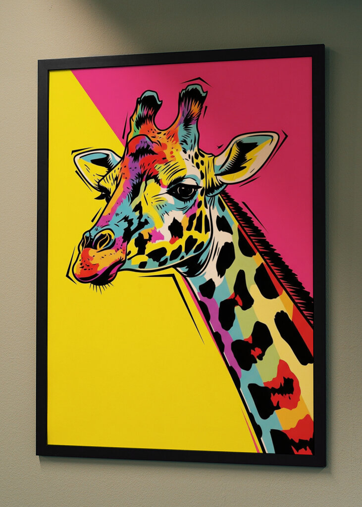 Jirafa Arte Pop