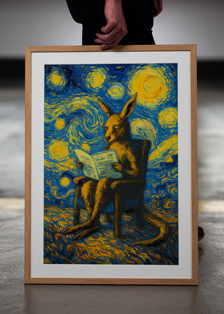 El canguro de ojos estrellados