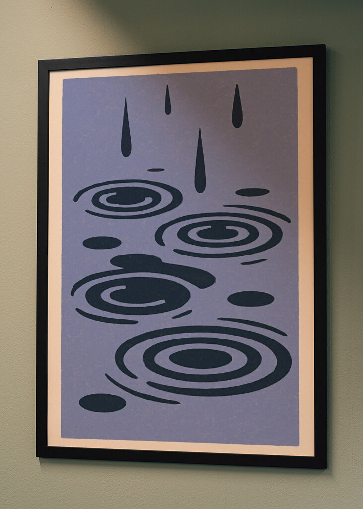 Raindrop Water Ripples