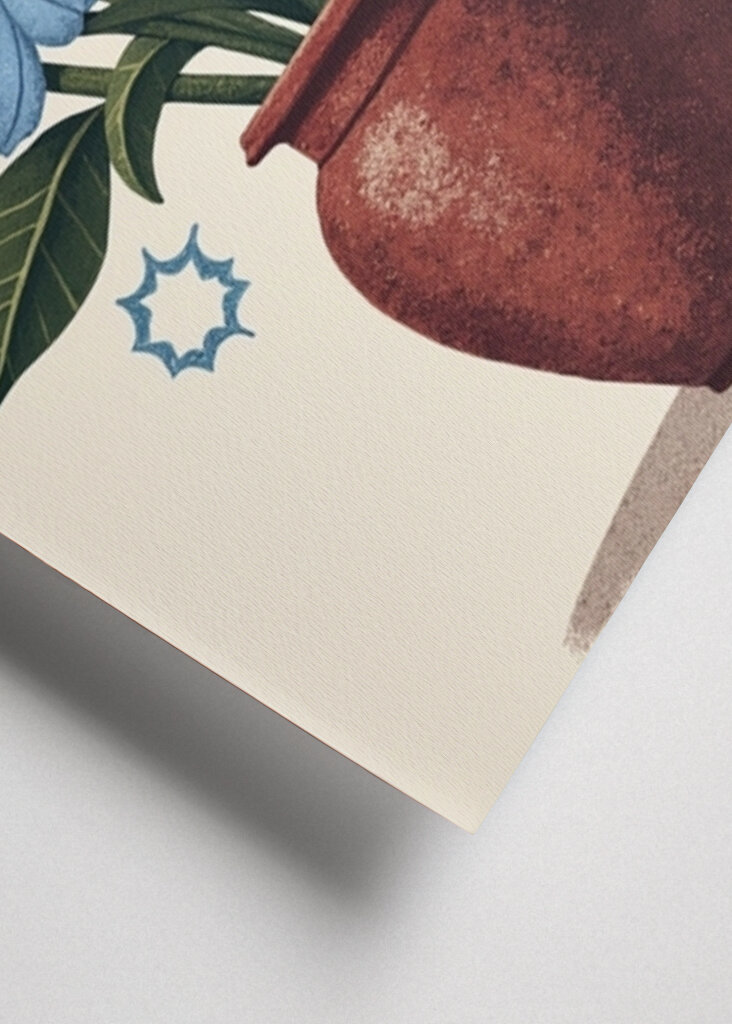 Potted Florals Red Flowers