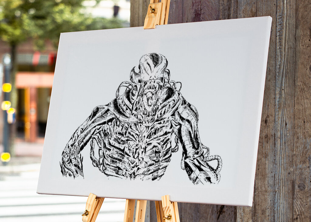 Alien Anatomy Sketch