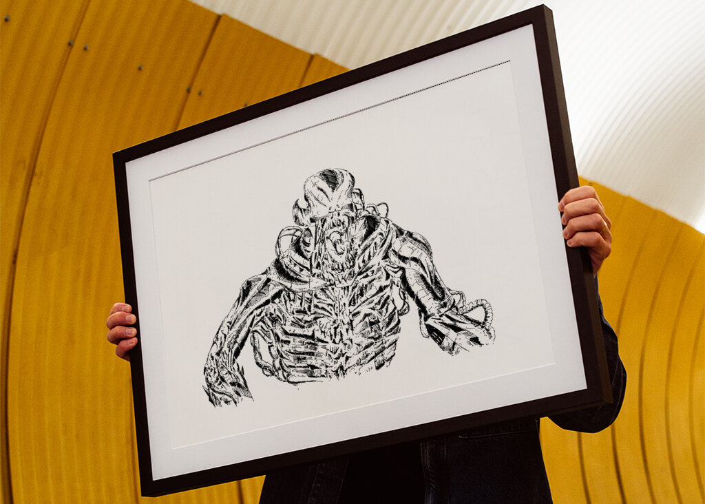 Alien Anatomy Sketch