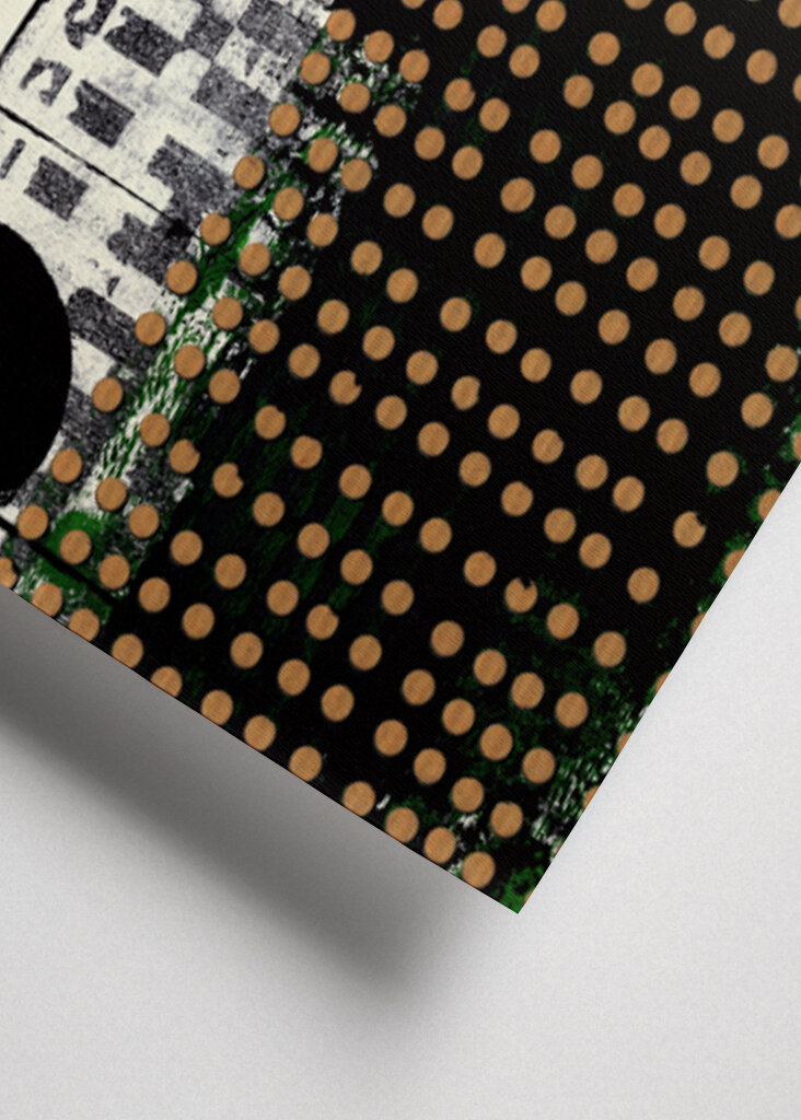 Abstract Artwork With Geometric Composition