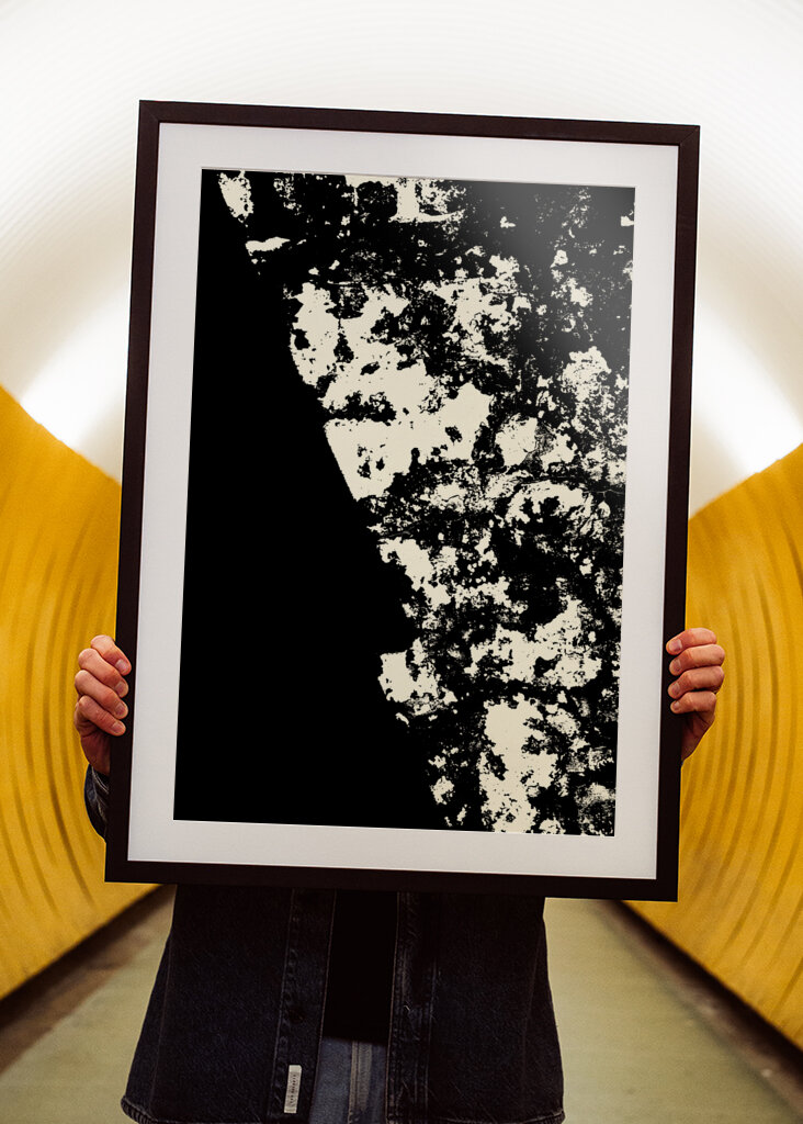 Striking Black and White Texture