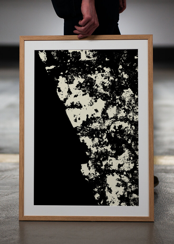 Striking Black and White Texture