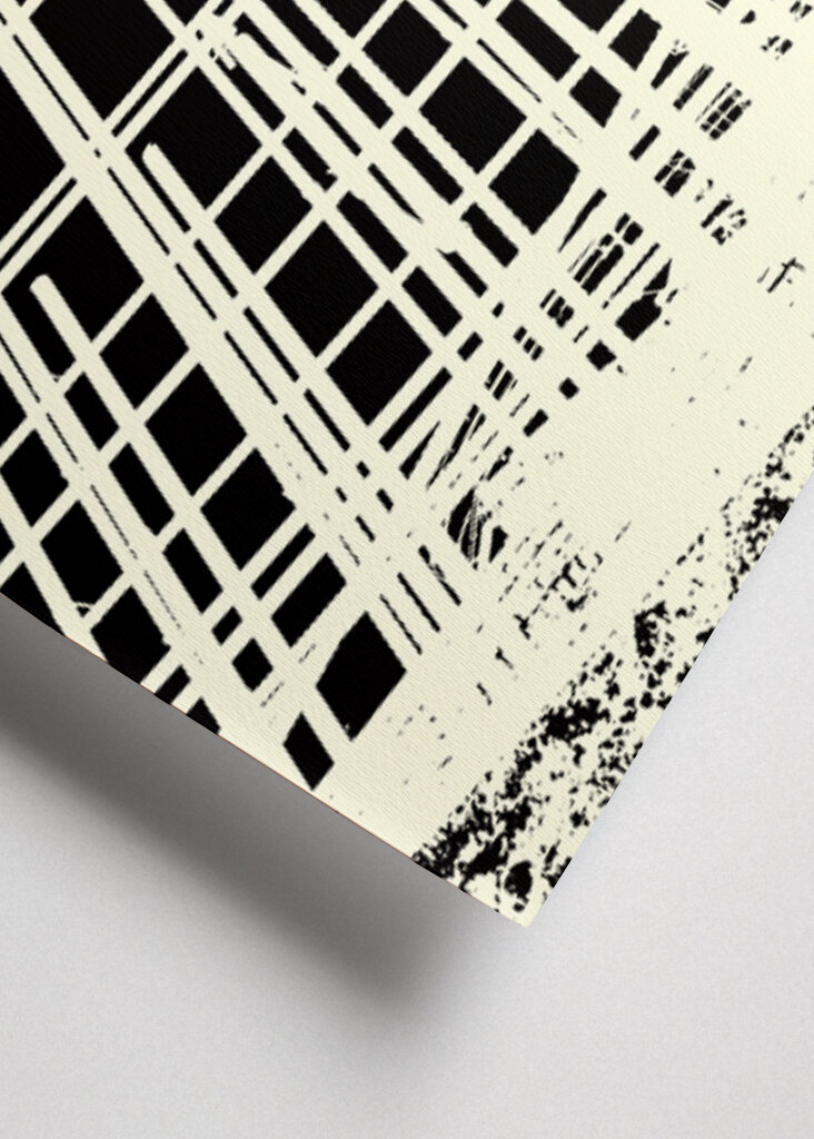 Monochrome Grid Pattern