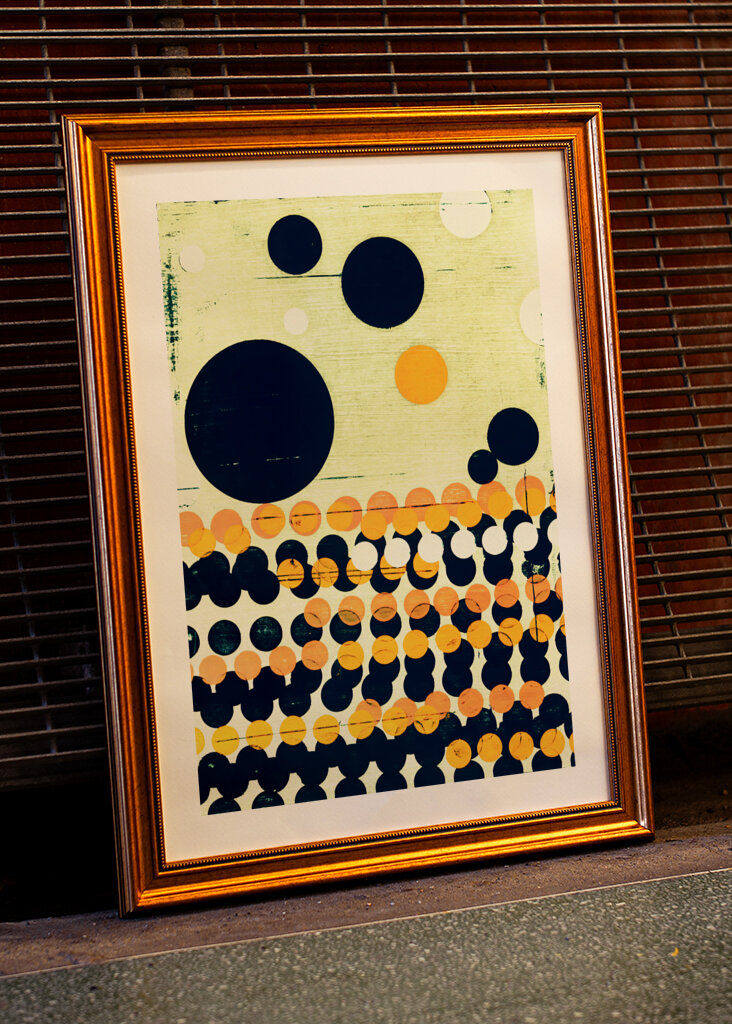 Geometric Circles in a Harmonious Pattern