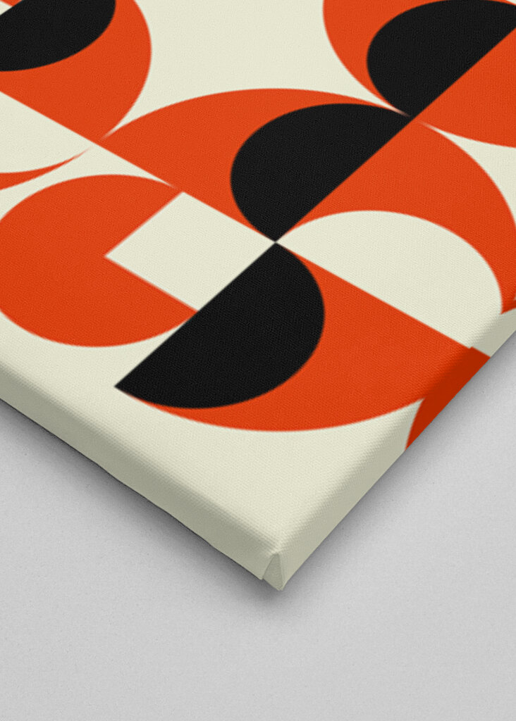 Geometric Abstract Design with a Repetitive Pattern