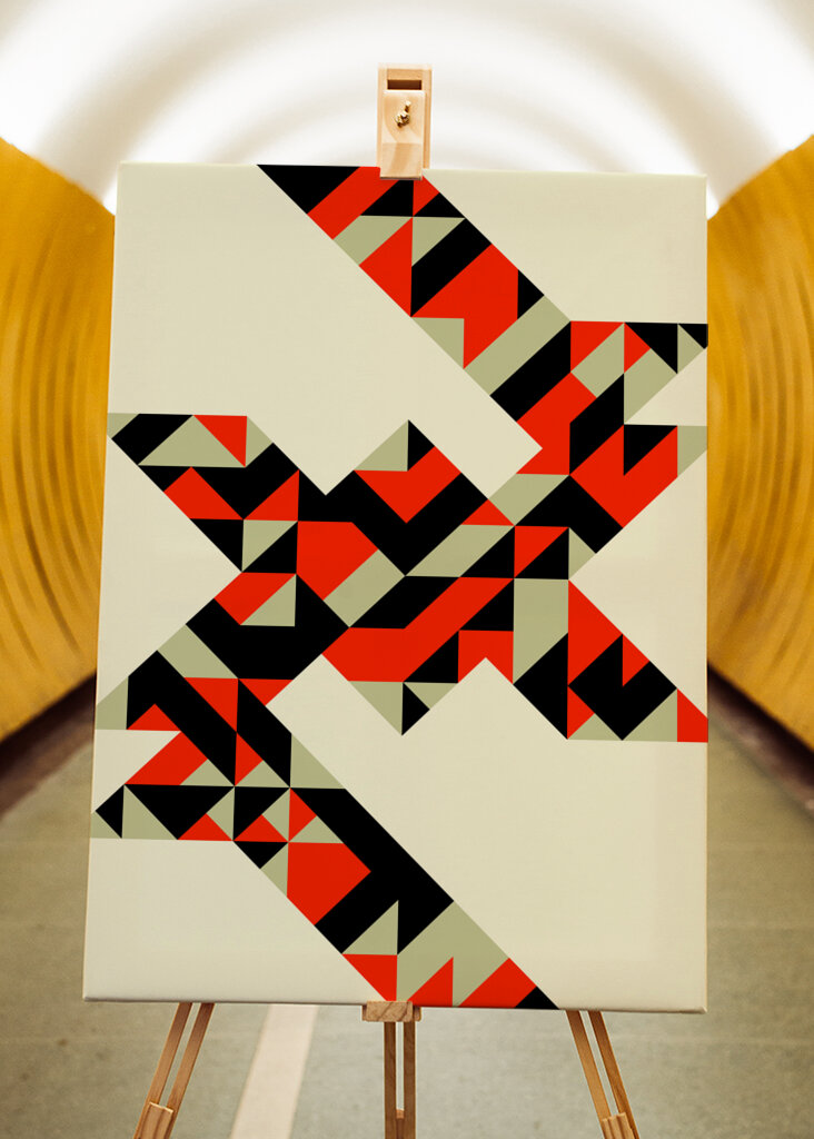 Zigzag Geometric Design