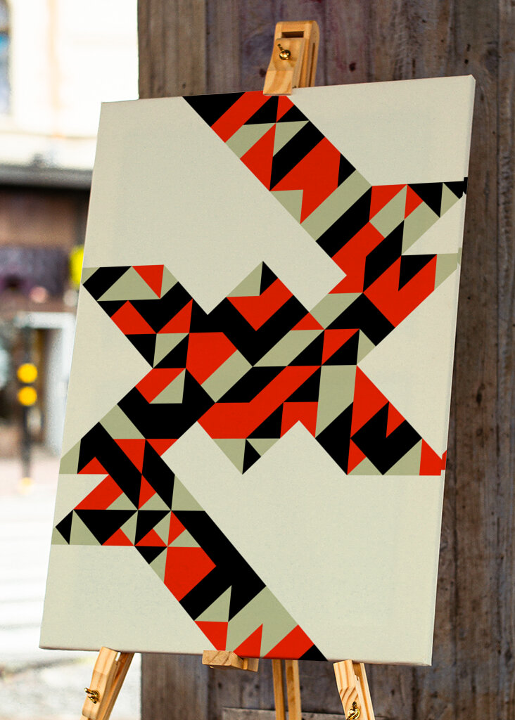 Zigzag Geometric Design