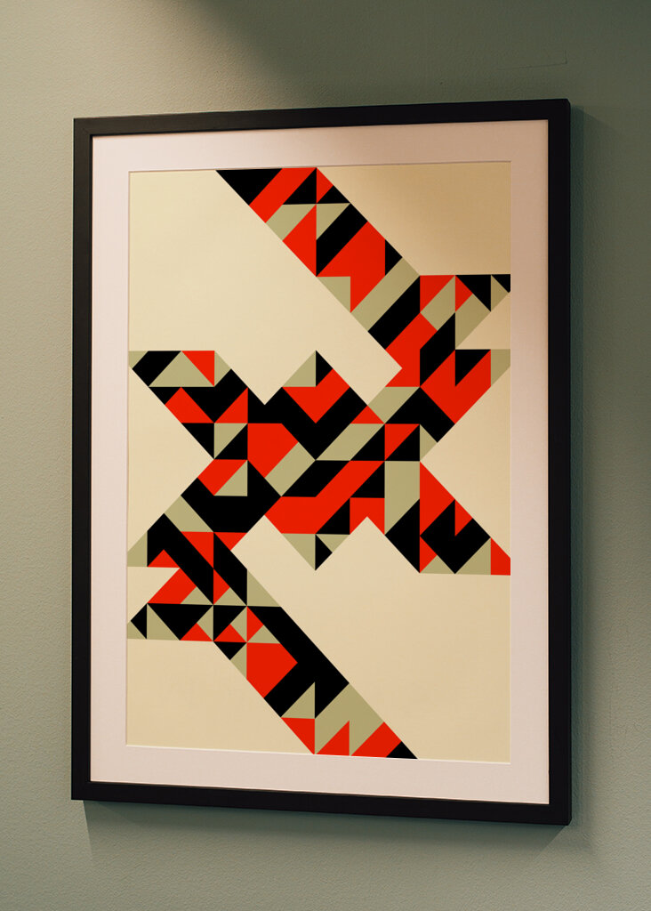 Zigzag Geometric Design