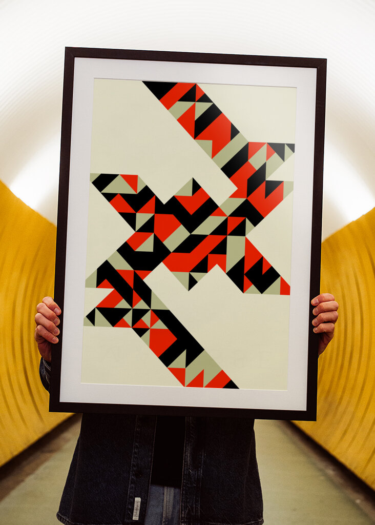 Zigzag Geometric Design