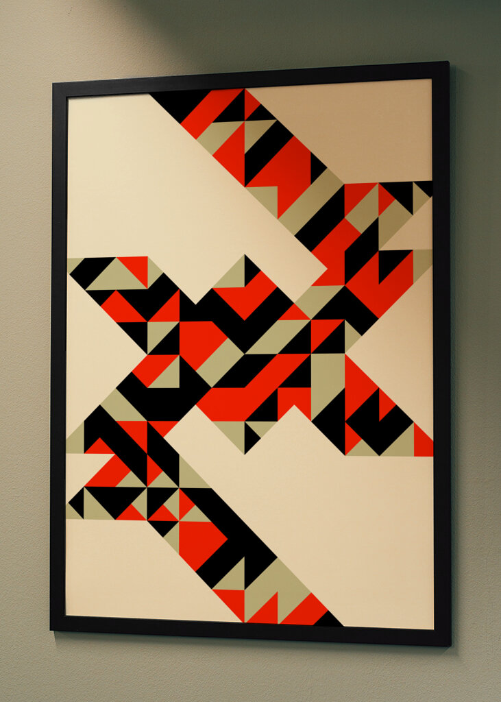 Zigzag Geometric Design
